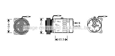 AVA QUALITY COOLING Компрессор, кондиционер RTK403